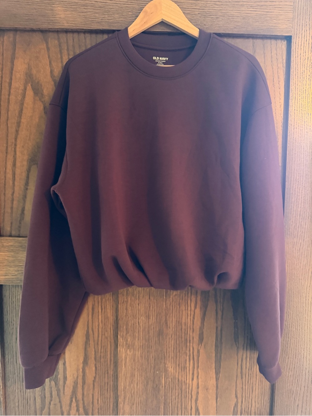 Old Navy Bounce Fleece Sweatshirt - Wine